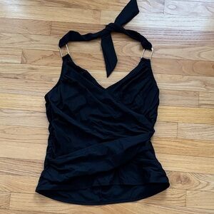 SPANX Black Tankini Top